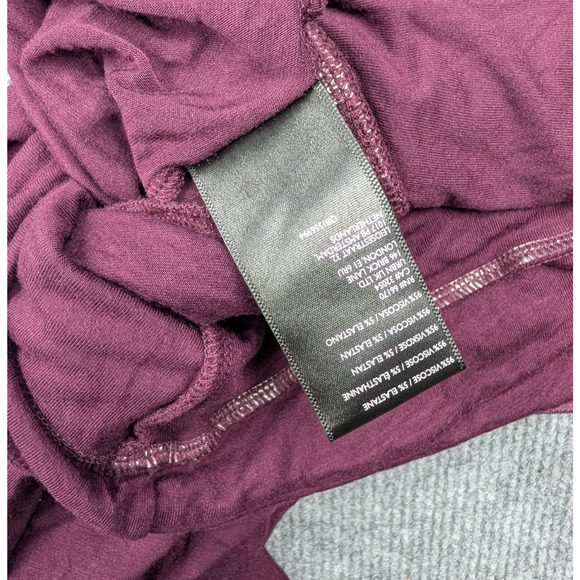 Free People Beach Jumpsuit Womens Small Mora Maroon Strapless Balloon Leg Boho - Picture 7 of 8